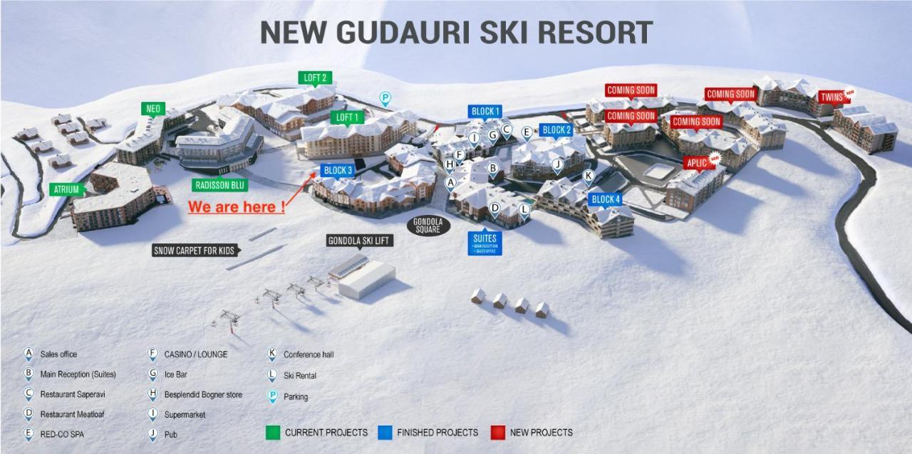 Duplex Apartment In New Gudauri Near Gondola Экстерьер фото